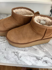 ugg classic ultra mini platform chestnut size 5