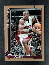 2025-26 Topps Basketball DWYANE WADE 1480/2025 Gold Miami Heat #261