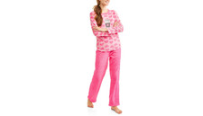 NWT - Secret Treasures Women's Sleeve Top and Pant 2 Piece Pajama Set - Size M