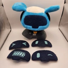 Overwatch Snowball Plush Toy w/4 Glow in Dark Eye Patches Blizzard Blizcon 2017