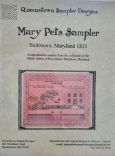 Queenstown Sampler Designs Mary Pets Sampler ...