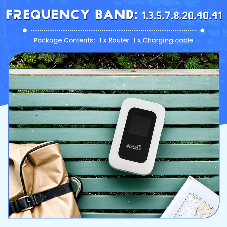 4G WiFi Router with Screen 150Mbps WiFi Modem Car Mobile Wifi Hotspot ...