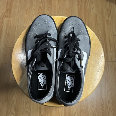 Vans Sk8-Low Cordura Shoes Gray Black Size 7.5 Men display picture 3