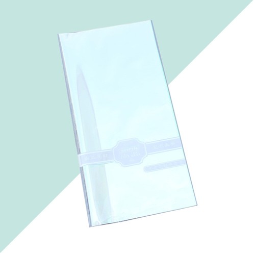 20PCS Cellophane Packing Paper Shiny Transparent Mermaid Wrapping Paper
