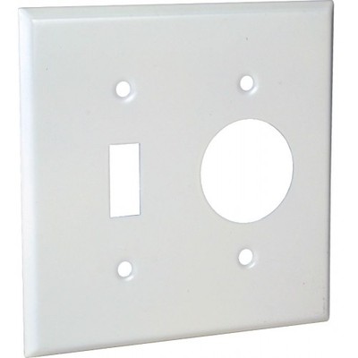 Orbit OP17-I 2-Gang Wall Plate Switch SR IVORY (Qty of 10) *Shown in White