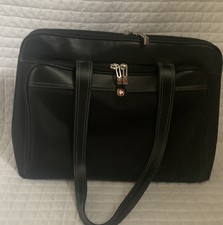 Swissgear Wenger Black Polyester Leather Lapt...