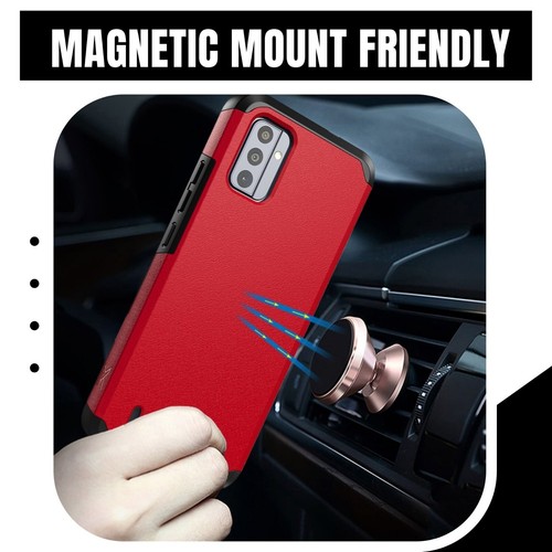 Für Nokia G310 5G Handy Hülle Halterung Freundlich Dual Layer Hartschale + Hartglas - Bild 37 von 49