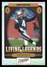 2024 Panini Prestige #LL-AVI Adam Vinatieri Living Legends