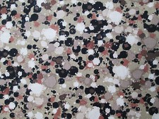 MUD SPATTERS MOTORCYCLE DIRT BIKE RACING TAN BLACK BROWN COTTON FABRIC BTHY