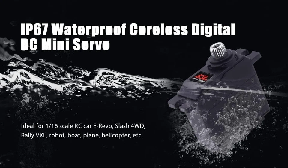 1/16 METAL GEAR SERVO UPGRADE E-REVO SUMMIT SLASH 2080X .085Sec coreless  HV  - Image 3 of 3