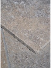 ASH TUMBLED TRAVERTINE 610 x 406 x 12mm FLOOR & WALL TILE TILES £59.99 PER SQM
