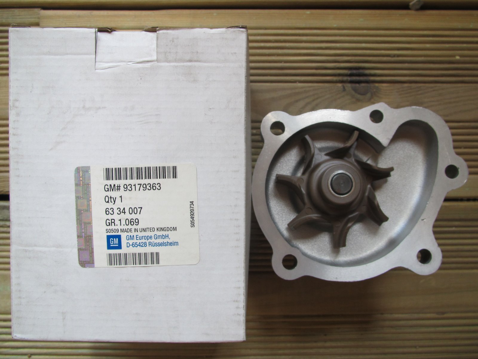 Pompe à eau pour Opel Astra Corsa et Vectra - Pièce de rechange moteur
