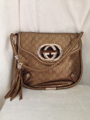 GUCCI Limited Edition BLONDIE BRITT TASSEL COPPER GOLG Handbag NEIMAN MARCUS  | eBay