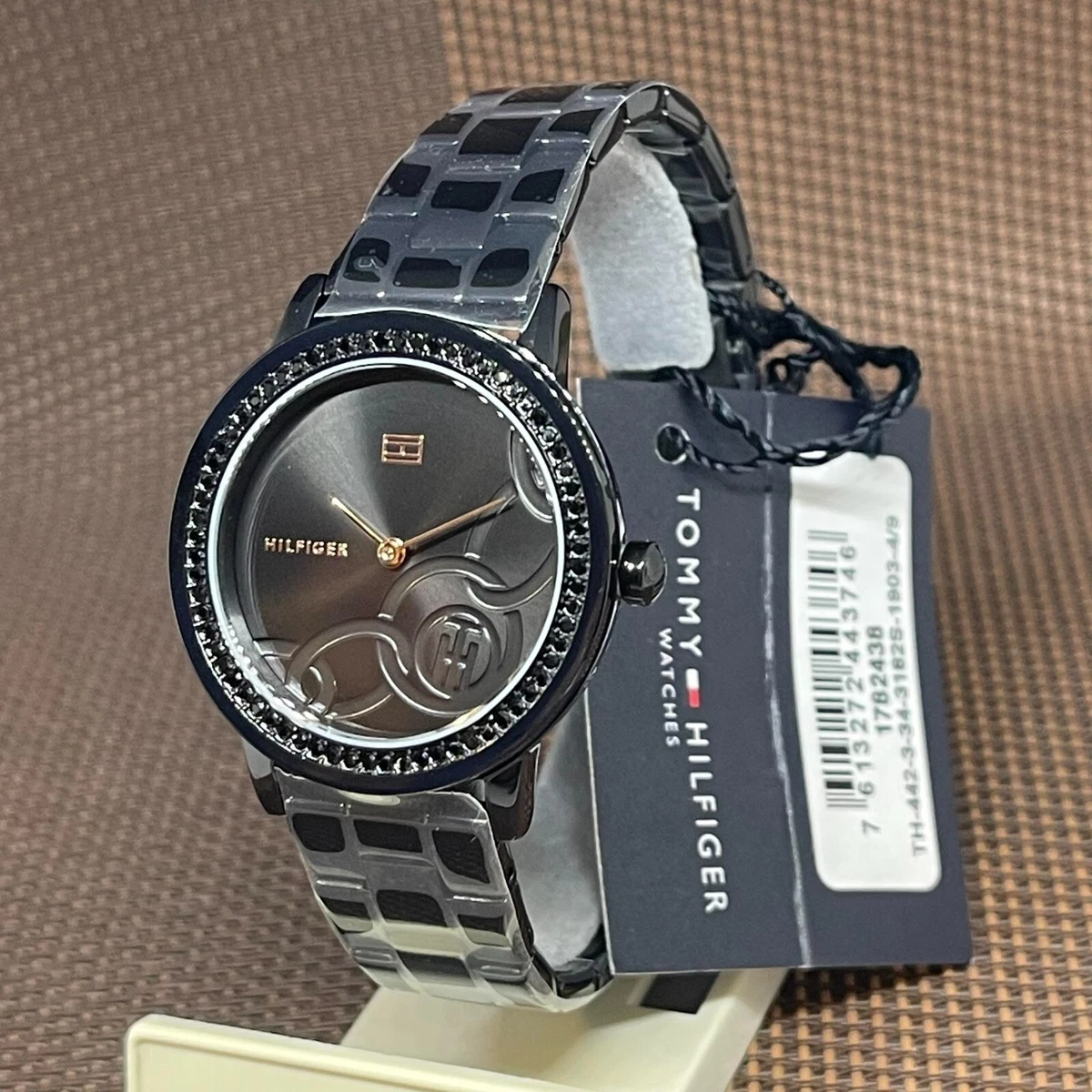 Tommy Hilfiger 1782438 Maya Black Ion Plated Stainless Steel Ladies Dress Watch