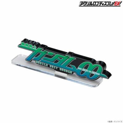 Gundam 00 Logo Acrylic Stand - Official Bandai Display Piece For Fans & Collectors