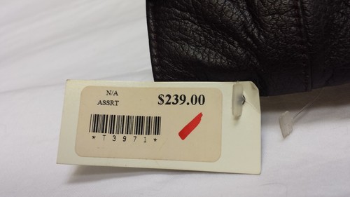 CHAQUETA DE CUERO DE CORDERO GENUINA PARA DAMAS FORRADA HECHA EN PAVO, TALLA M, PÚRPURA PRECIO DE VENTA SUGERIDO POR EL FABRICANTE $239 - Imagen 5 de 12