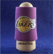 LOS ANGELES LAKERS 1.5" TALL NBA FINGER SLEEVE WRAP BAND DURABLE FOAM MATERIAL