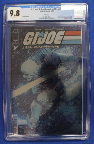 GI Joe A Real American Hero #21 Kickstarter Exclusive Foil Reprint CGC 9.8 NM/M