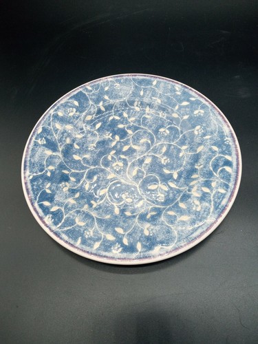 Pier 1 Earthenware Blueberry Spray Salad Plates Set Of Four Made In England - Picture 2 of 4