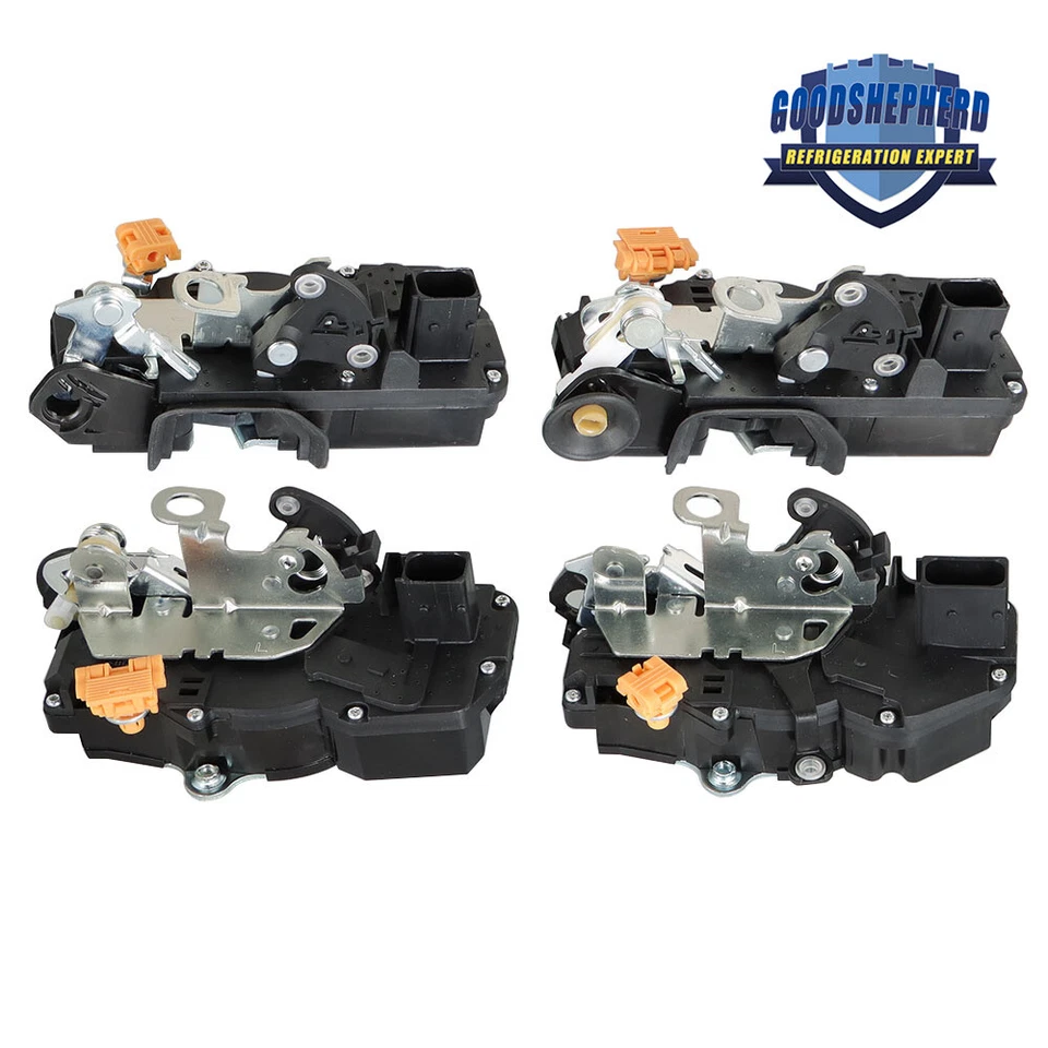 4 件套门锁执行器前后适用于 2007 2008 年 2009 年 GMC 雪佛兰凯迪拉克 — 第 2/4 张图片