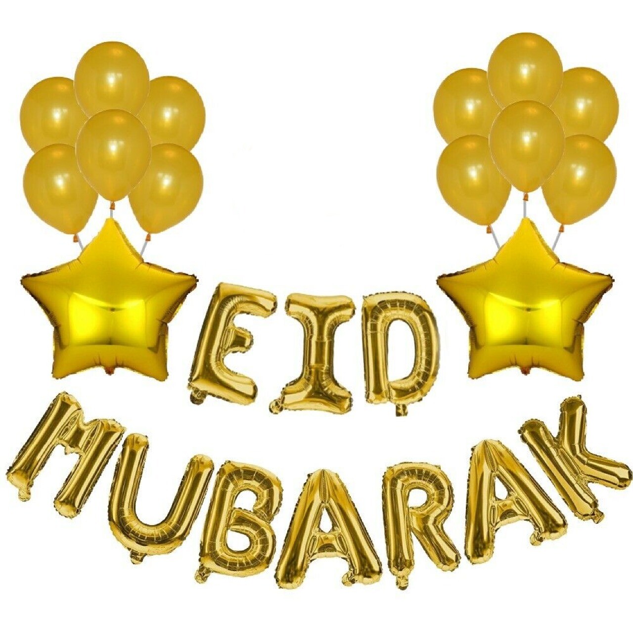 EID Mubarak Balloons Hajj Ramadan Foil Ramazan Ballons Party Decoration