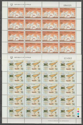 s37847 ZYPERN EUROPA CEPT MNH ** 1994 MSx2