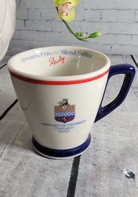 Antique 1933 Century of Progress Stewarts Private Blend Bauscher Coffee Cup  8 oz | eBay
