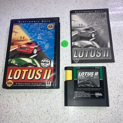 Lotus II (Sega Genesis, 1993) ☆ Complete ☆ Game 11N