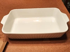 New 13" x 9" Dowan White Baking Dish in Original Box - Great Quality