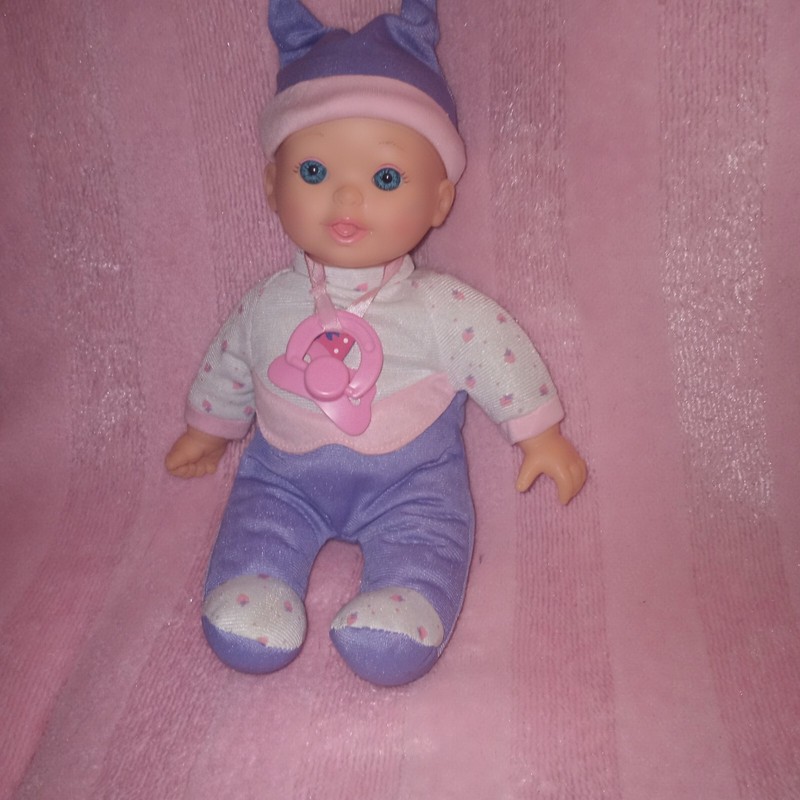 Adorable New Adventures Sweet Expressions Baby Doll with Pacifier
