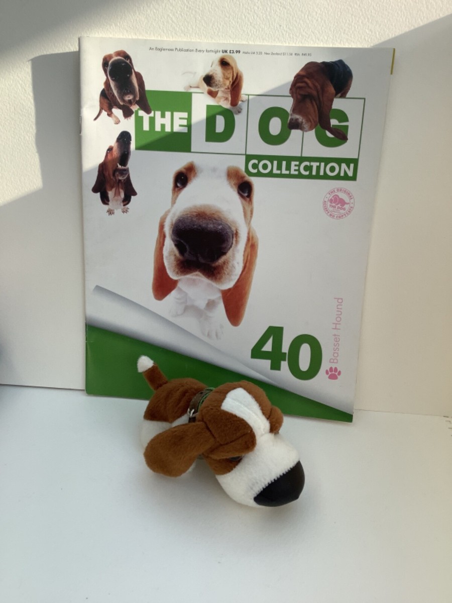 The Dog Collection No40 Basset Hound Plush And Magazine | eBay UK