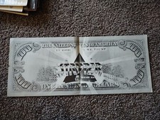 1988 folded lyric sheet/dollar bill for Stryper In God We Trust vinyl album