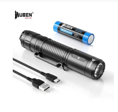 WUBEN C3 USB C Rechargeable 1200 Lumens 10W LED Waterproof Flashlight