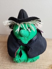Puffkins HALLOWEEN  HAZEL WITCH 6" Plush with Tag 1994 Stuffed Animal Toy