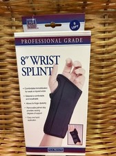 FLA Orthopedics Pro-Lite 8  Wrist Splint Support Left Small Black New In Box