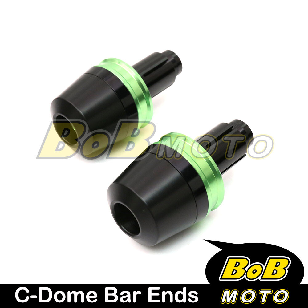 For Kawasaki ZX6R Ninja 0912 13 14 15 16 17 18 GREEN DZO CNC Bar Ends