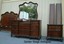 61315 fairmont designs bedroom set queen bed dresser with mirror + nightstand