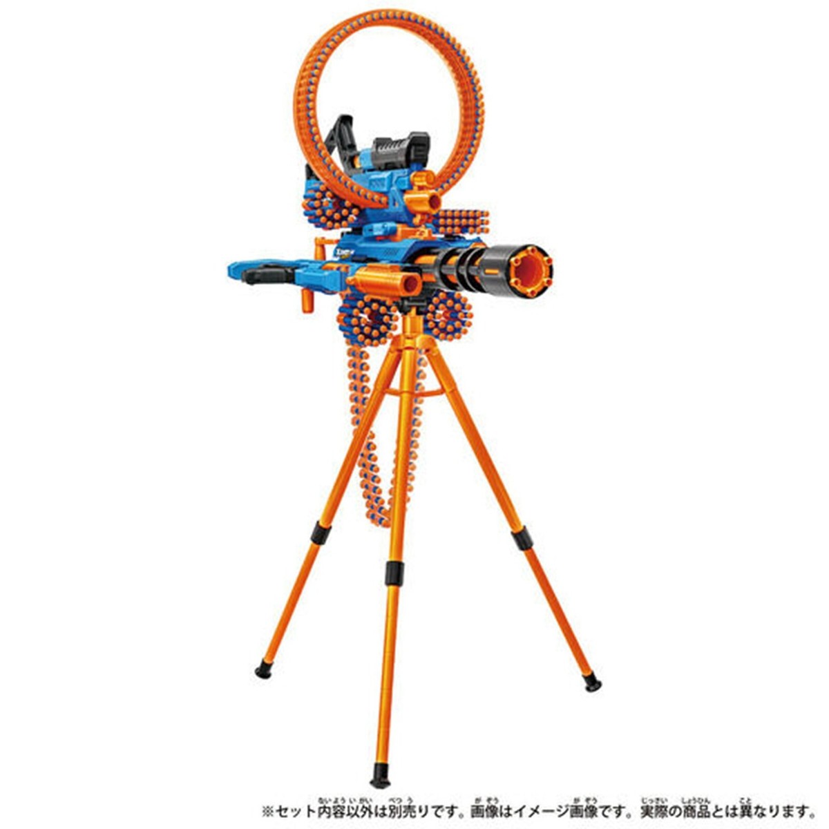 BANDAI X-shot Insanity Blaster Mad Mega Barrel Dart Toy Blue