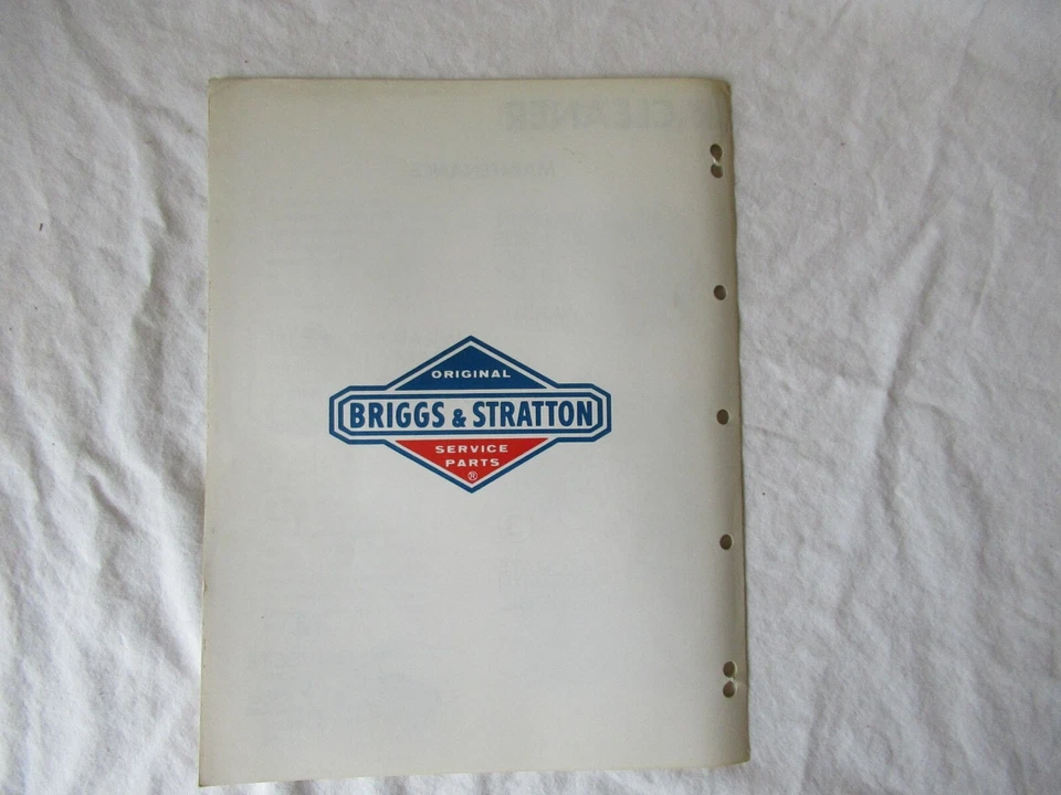 1969 Briggs & Stratton engine oil foam air cleaner service hints brochure - Image 2 of 2