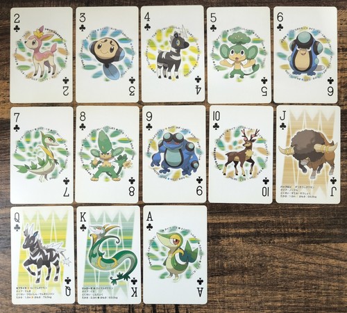 Japan Pokemon Playing Card Poker Black Reshiram 2010 - Photo 7 sur 14