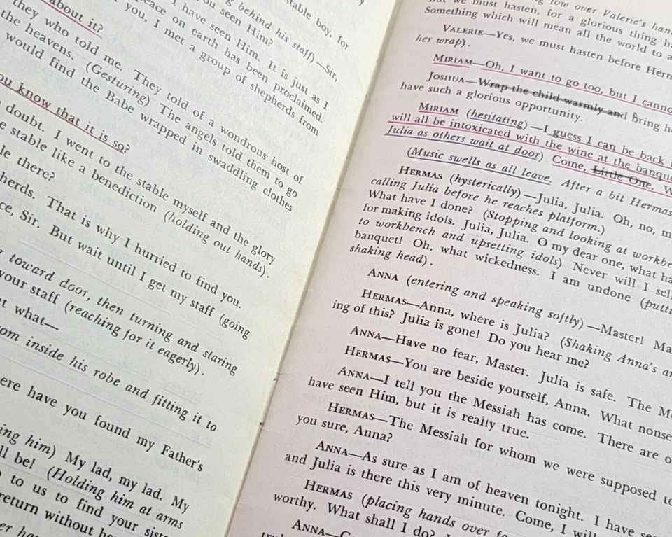 The Broken Staff - A Biblical Drama For Christmas (Play) Libretto Script 1963 - Image 4 of 4