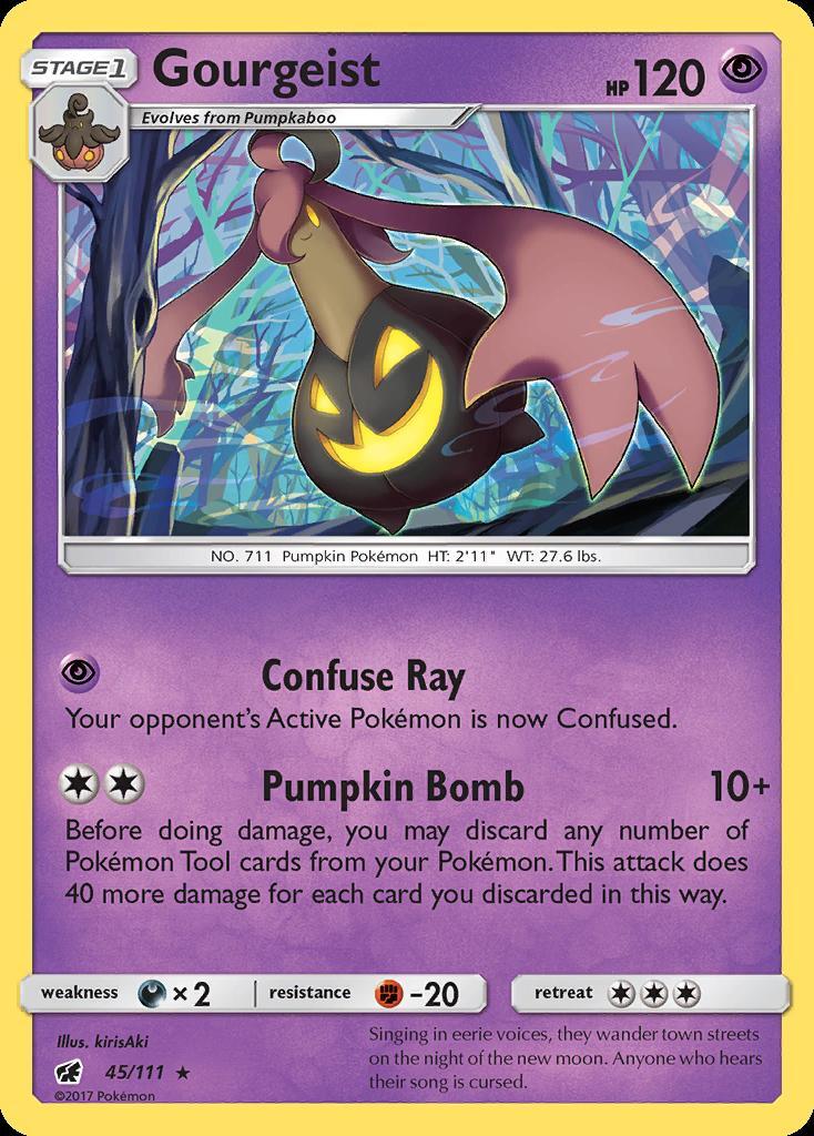 Pokemon Gourgeist (45/142) Crimson Invasion LP