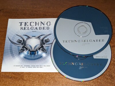 Techno Reloaded Volume One 2-Disc CD Set Compilation Groovelikers/DJ Session One