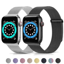 For Apple Watch Ultra 11 10 9 8 7 6 SE Milanese Loop Band iWatch Strap 38mm-49mm