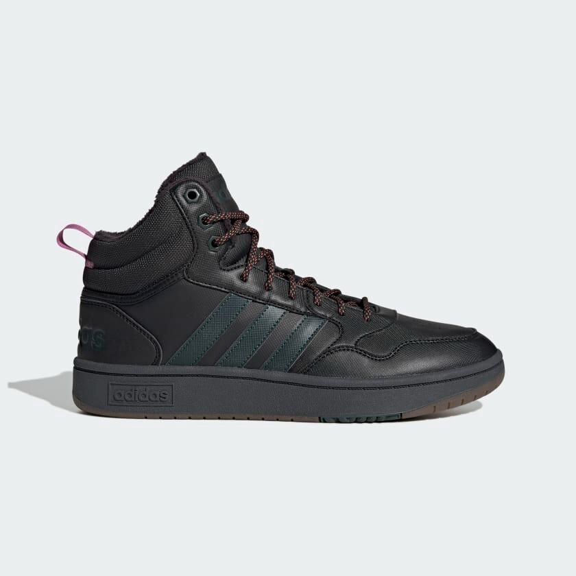 Adidas Hoops 3.0 Winter Mid Black Shadow Green Gum Men\'s Shoes GZ6681 Adidas Hoops 3.0 Winter Mid Black Shadow Green Gum Men main image 3