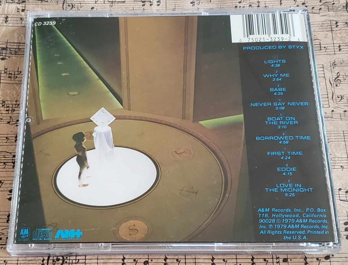 Styx - Cornerstone CD 1990 Pre-Owned Excellent Condition 3239
