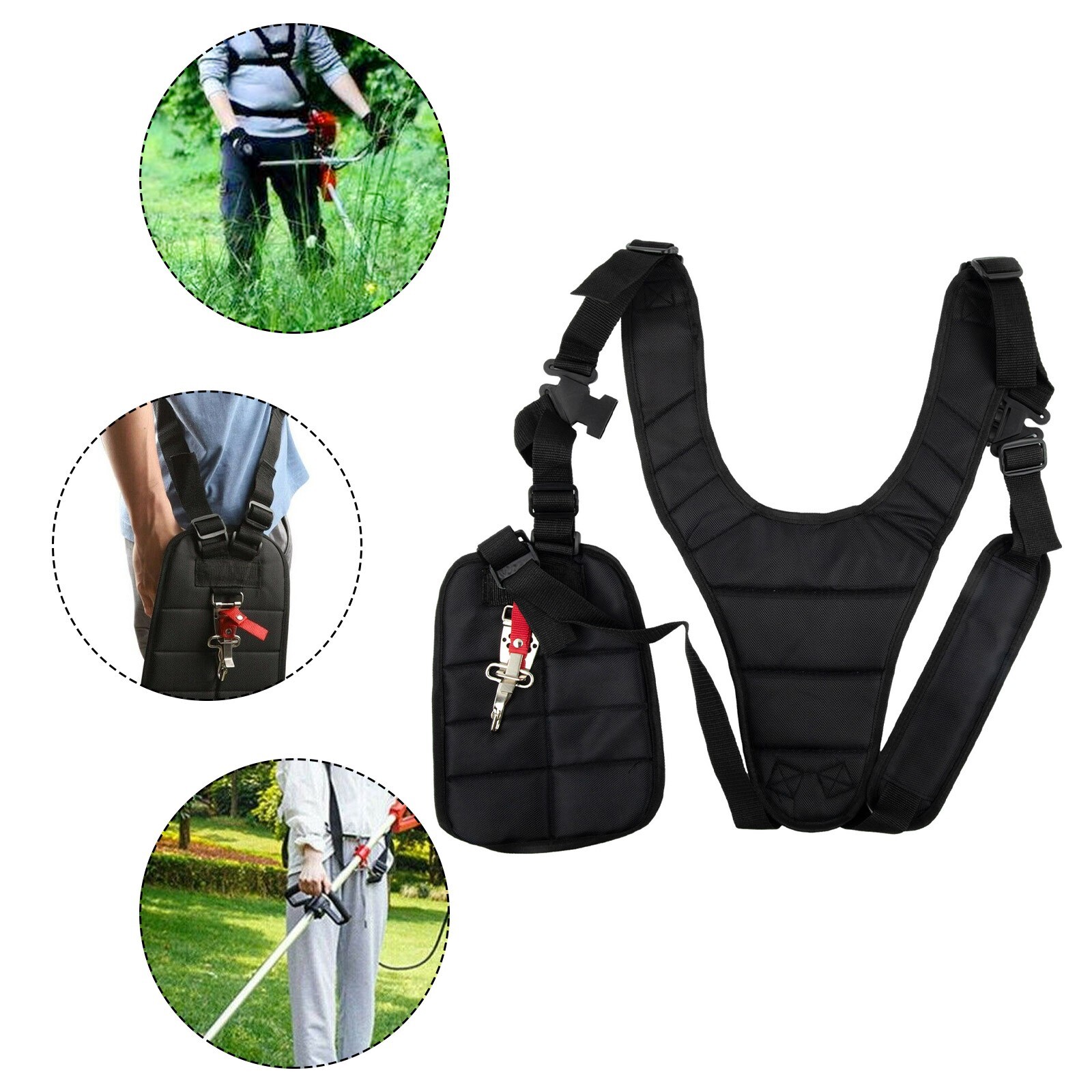 Accessory Straps Lawn Mower Brushcutter Double Shoulder Strap Universal