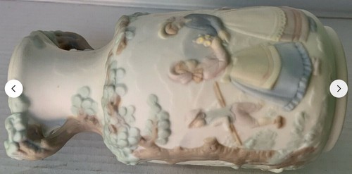 Rare Lladrò Urn/Vase #15262 Pastel Colours In Matte Finish - Picture 7 of 8