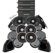 Kenwood Phd5rgac1 2014-up Harley Davidson Ultra Limited 3-amp / 4-speaker Pkg