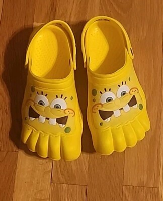Nickelodeon Spongebob Sandals Size 35 (2/3) New Without Tags.